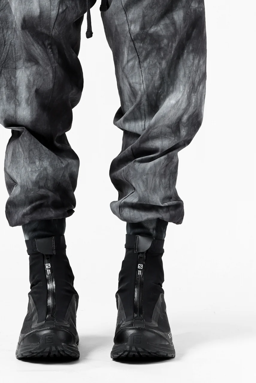 thomkrom LOW CROTCH JOGGER PANTS / DYEING WOVEN ELASTIC (MARBLE T109) - Image 17