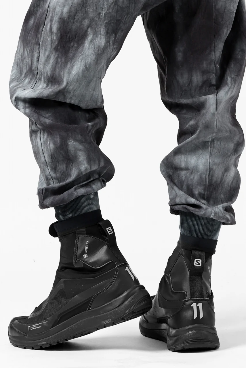 thomkrom LOW CROTCH JOGGER PANTS / DYEING WOVEN ELASTIC (MARBLE T109) - Image 18