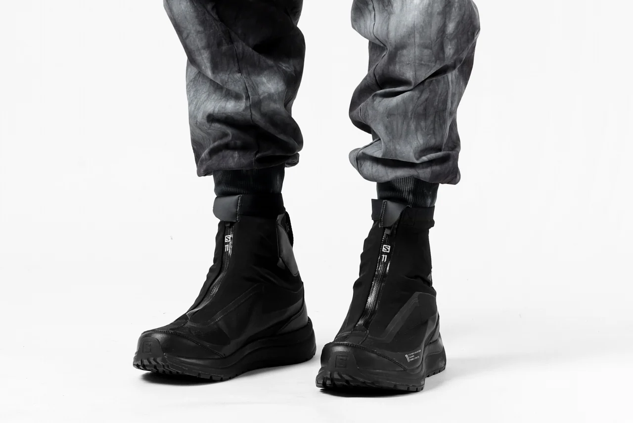 thomkrom LOW CROTCH JOGGER PANTS / DYEING WOVEN ELASTIC (MARBLE T109) - Image 23