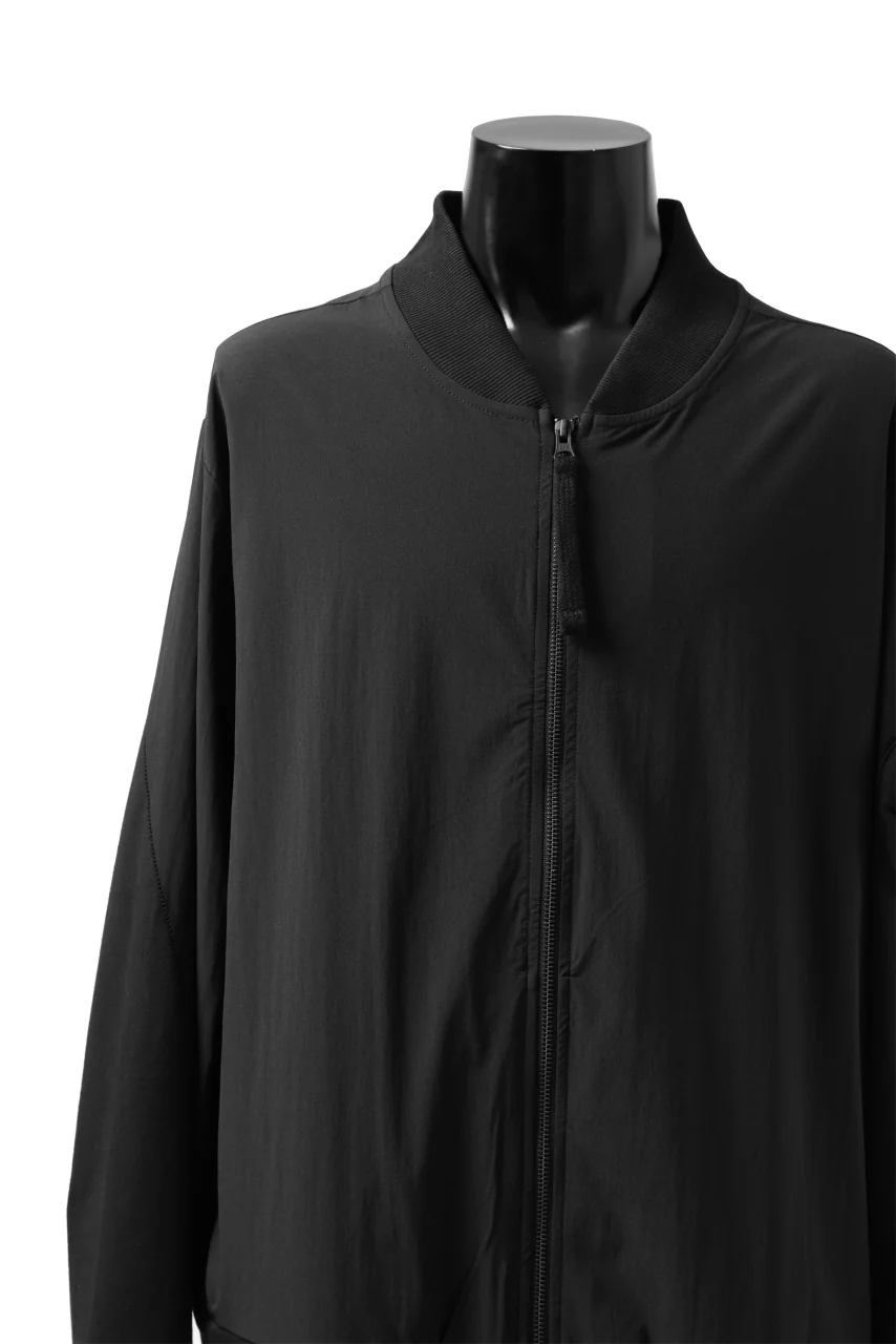 thomkrom MA-1 JACKET / ELASTIC NYLON (BLACK) - Image 10