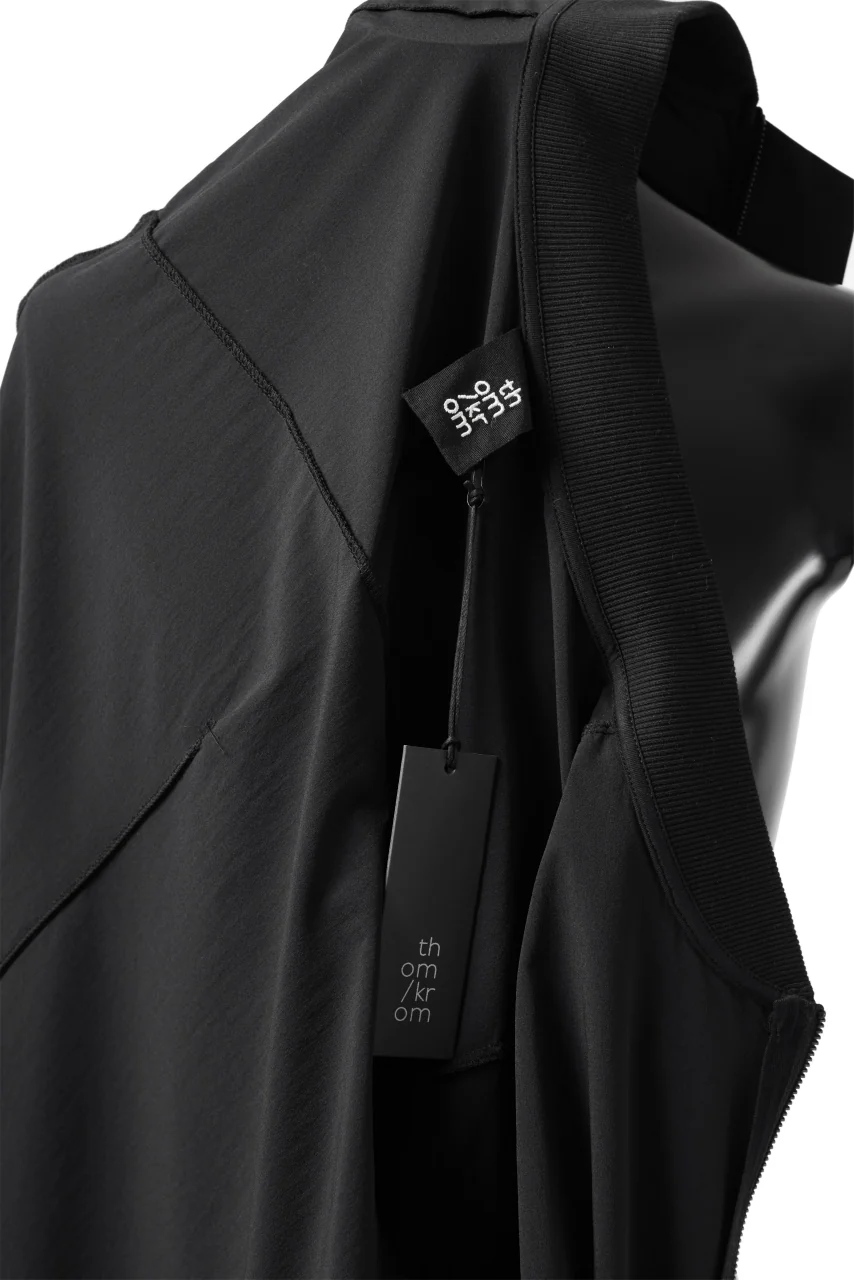 thomkrom MA-1 JACKET / ELASTIC NYLON (BLACK) - Image 22