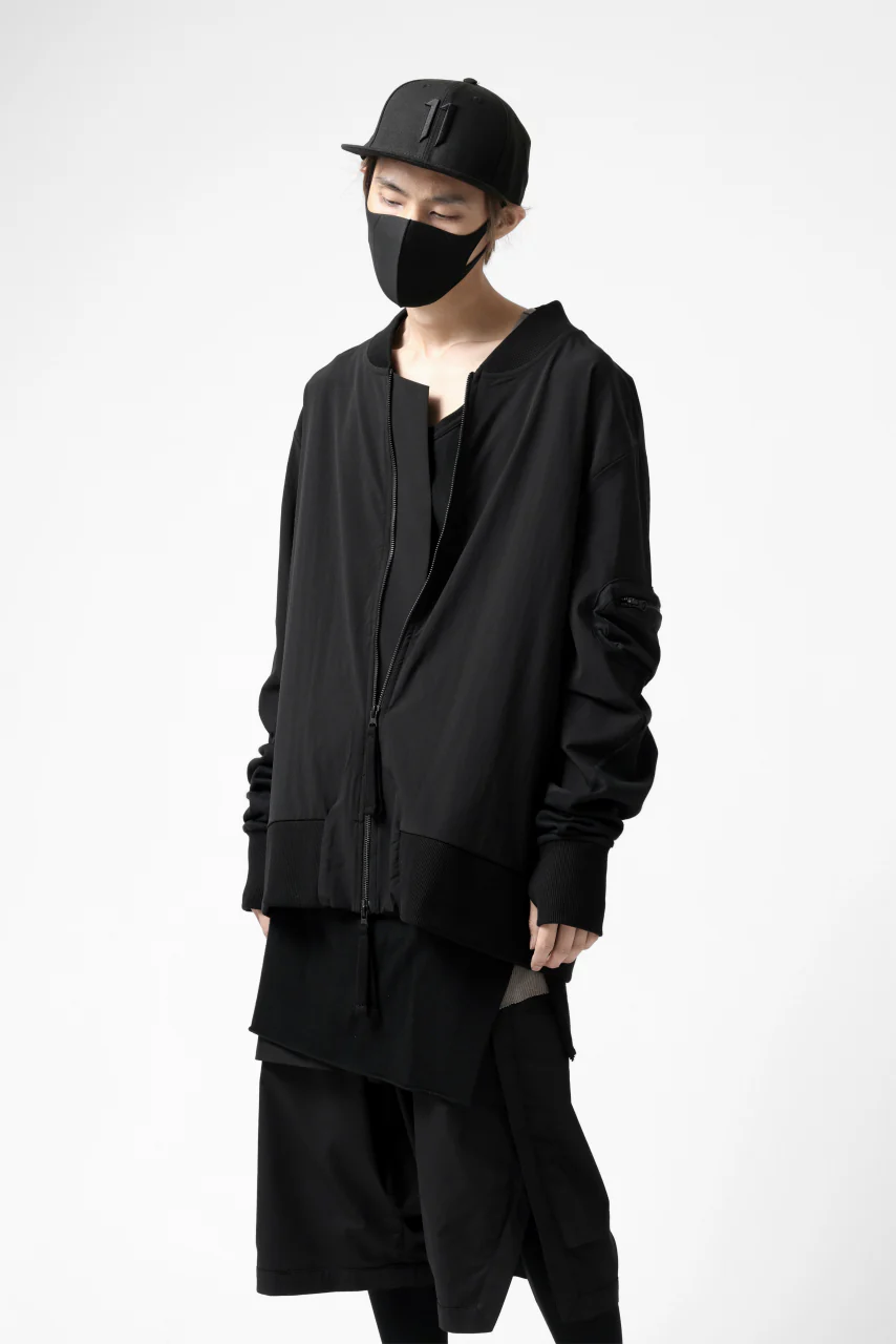 thomkrom MA-1 JACKET / ELASTIC NYLON (BLACK) - Image 26