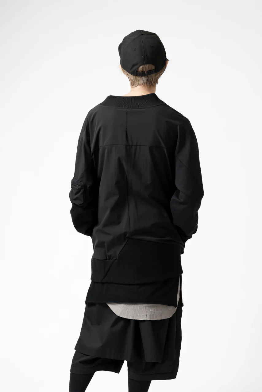 thomkrom MA-1 JACKET / ELASTIC NYLON (BLACK) - Image 29