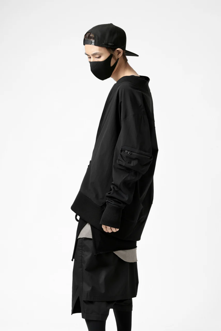 thomkrom MA-1 JACKET / ELASTIC NYLON (BLACK) - Image 32