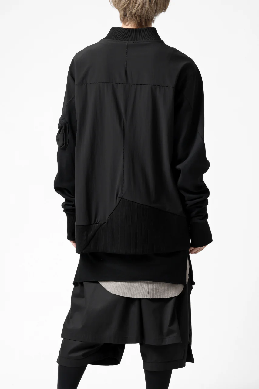 thomkrom MA-1 JACKET / ELASTIC NYLON (BLACK) - Image 4