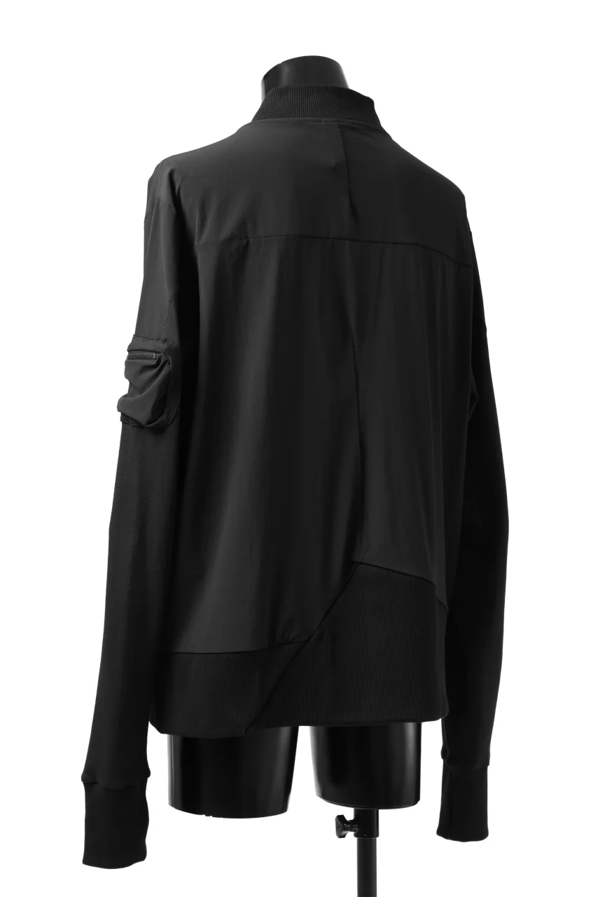 thomkrom MA-1 JACKET / ELASTIC NYLON (BLACK) - Image 7