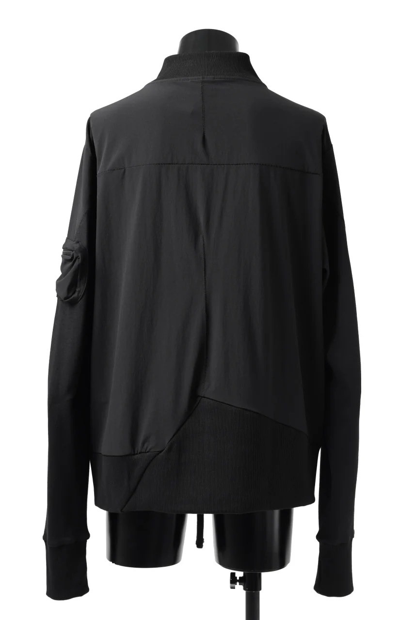 thomkrom MA-1 JACKET / ELASTIC NYLON (BLACK) - Image 8