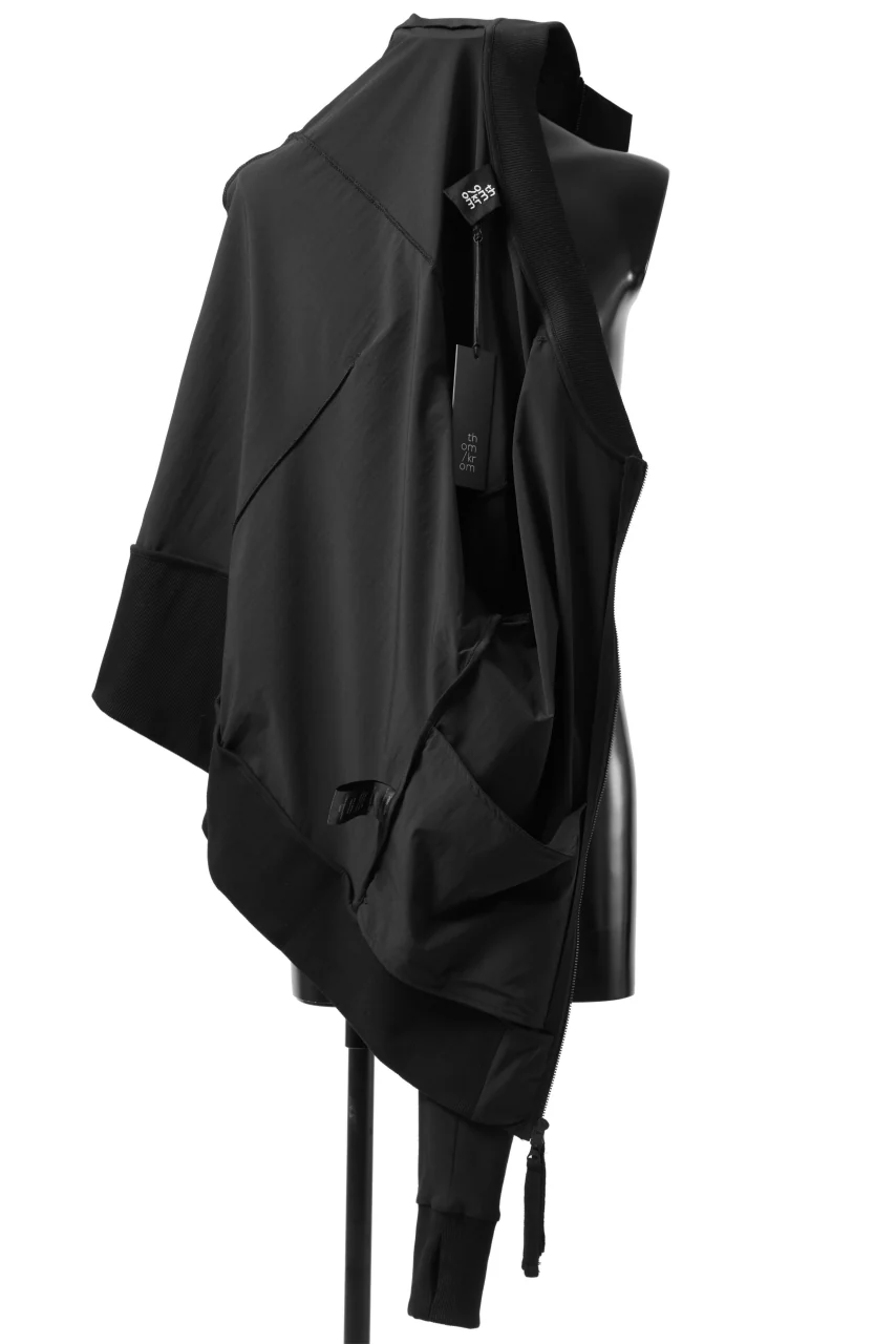 thomkrom MA-1 JACKET / ELASTIC NYLON (BLACK) - Image 9
