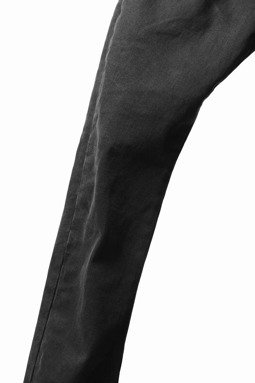 thomkrom OVER LOCKED SKINNY TROUSERS / HYPER STRETCH DENIM (DARK GREY) - Image 20