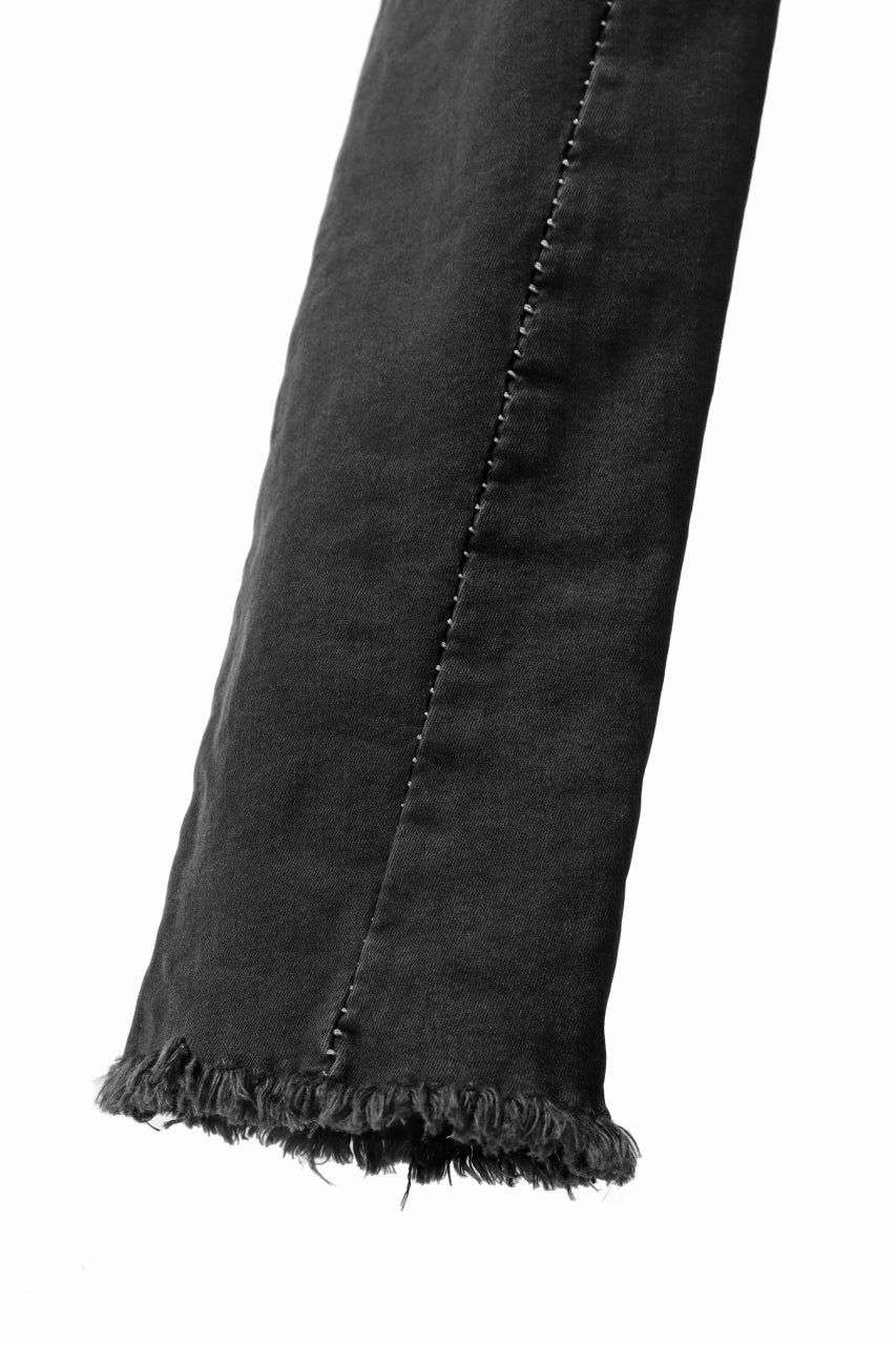 thomkrom OVER LOCKED SKINNY TROUSERS / HYPER STRETCH DENIM (DARK GREY) - Image 23