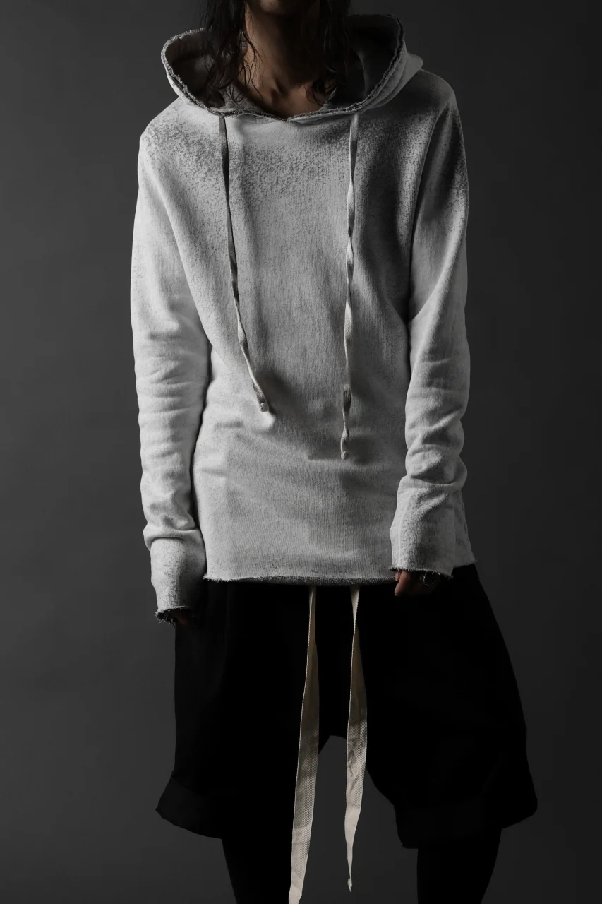 thomkrom PAINT DYED PULL OVER PARKA / OVER LOCKED (OFF WHITE) - Image 12