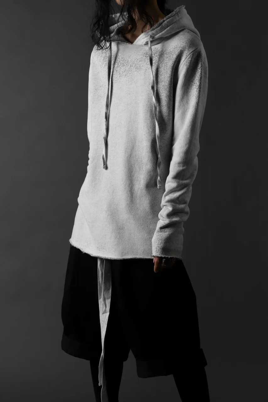 thomkrom PAINT DYED PULL OVER PARKA / OVER LOCKED (OFF WHITE) - Image 14