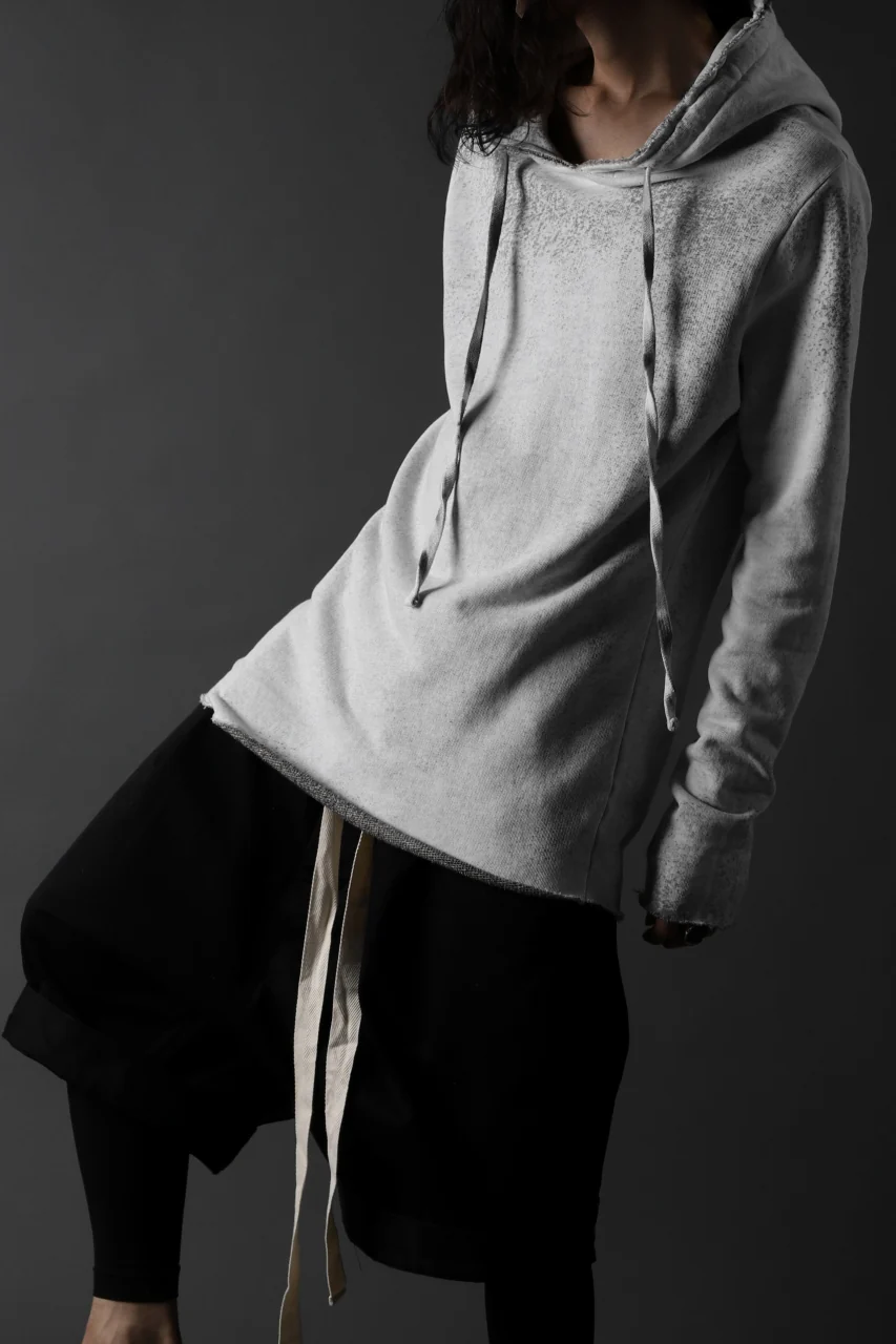 thomkrom PAINT DYED PULL OVER PARKA / OVER LOCKED (OFF WHITE) - Image 15