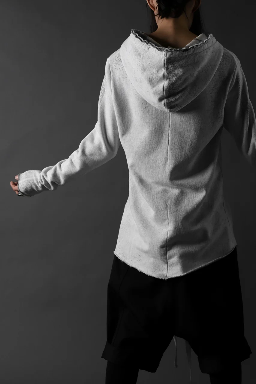 thomkrom PAINT DYED PULL OVER PARKA / OVER LOCKED (OFF WHITE) - Image 17