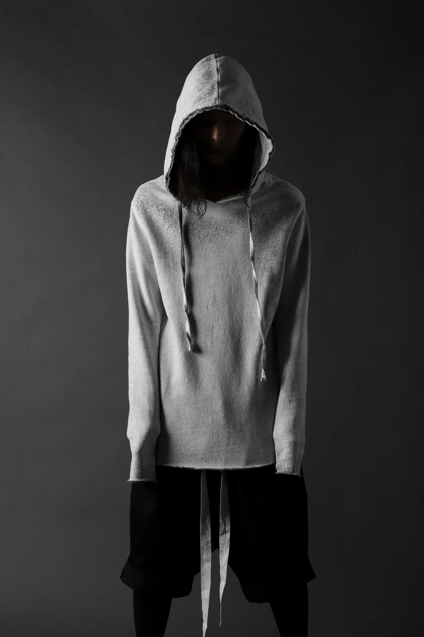 thomkrom PAINT DYED PULL OVER PARKA / OVER LOCKED (OFF WHITE) - Image 19