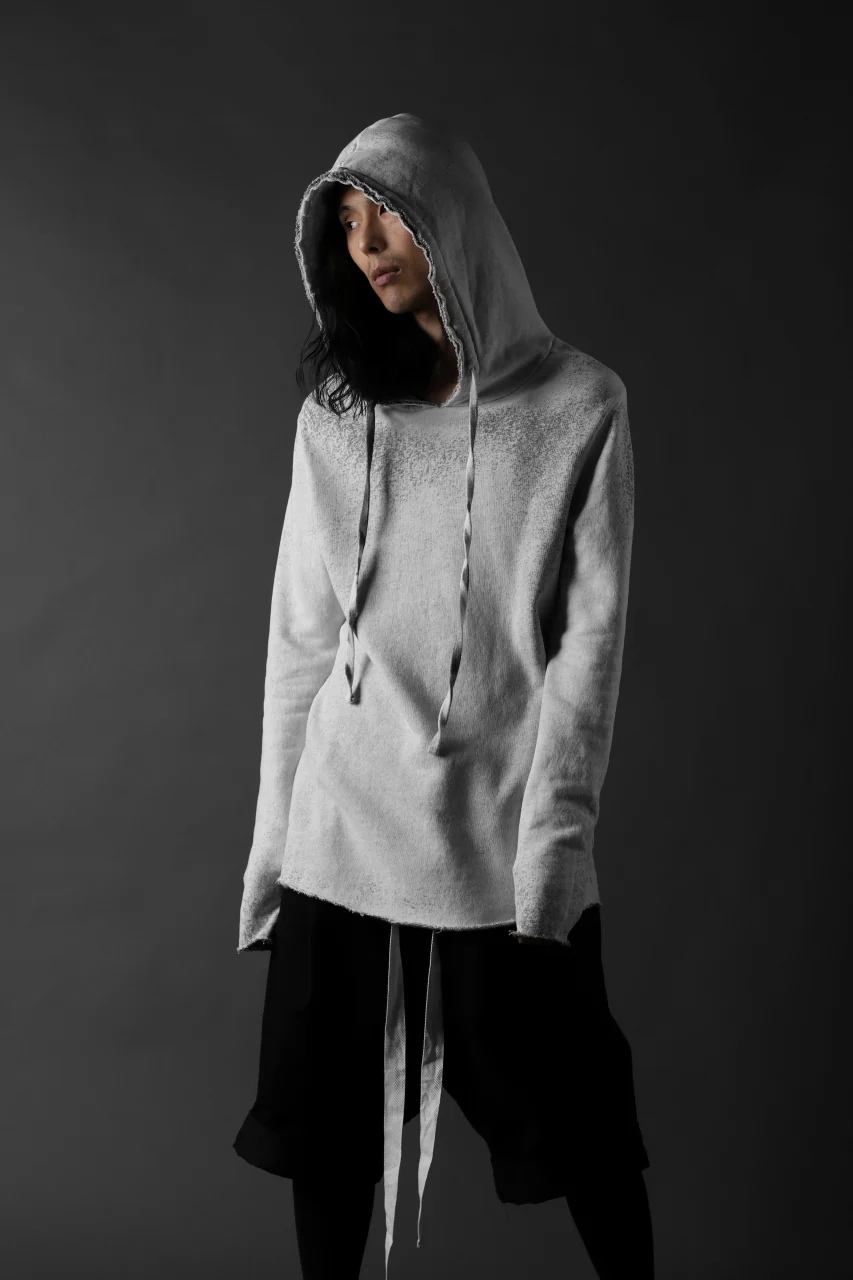 thomkrom PAINT DYED PULL OVER PARKA / OVER LOCKED (OFF WHITE) - Image 20