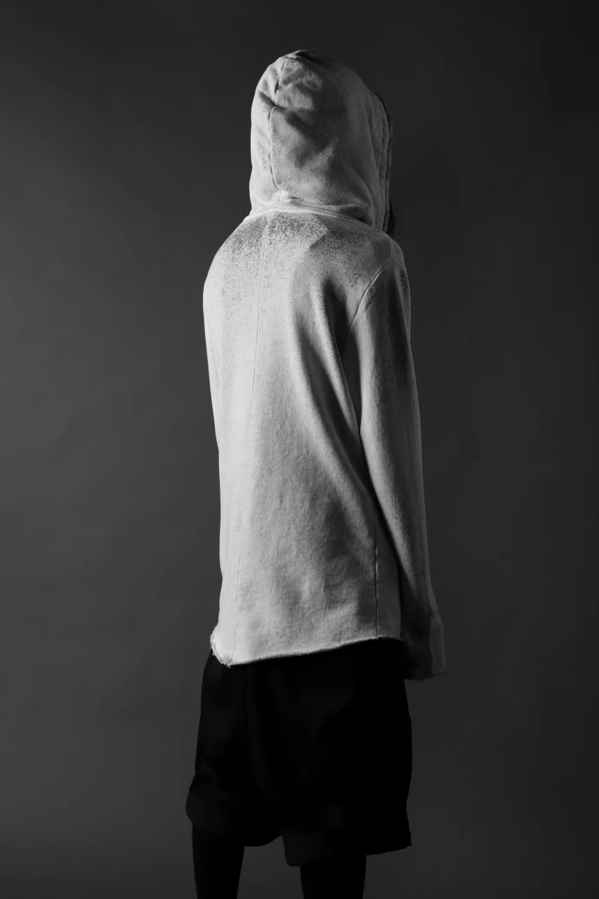 thomkrom PAINT DYED PULL OVER PARKA / OVER LOCKED (OFF WHITE) - Image 21