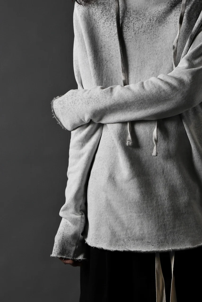 thomkrom PAINT DYED PULL OVER PARKA / OVER LOCKED (OFF WHITE) - Image 23