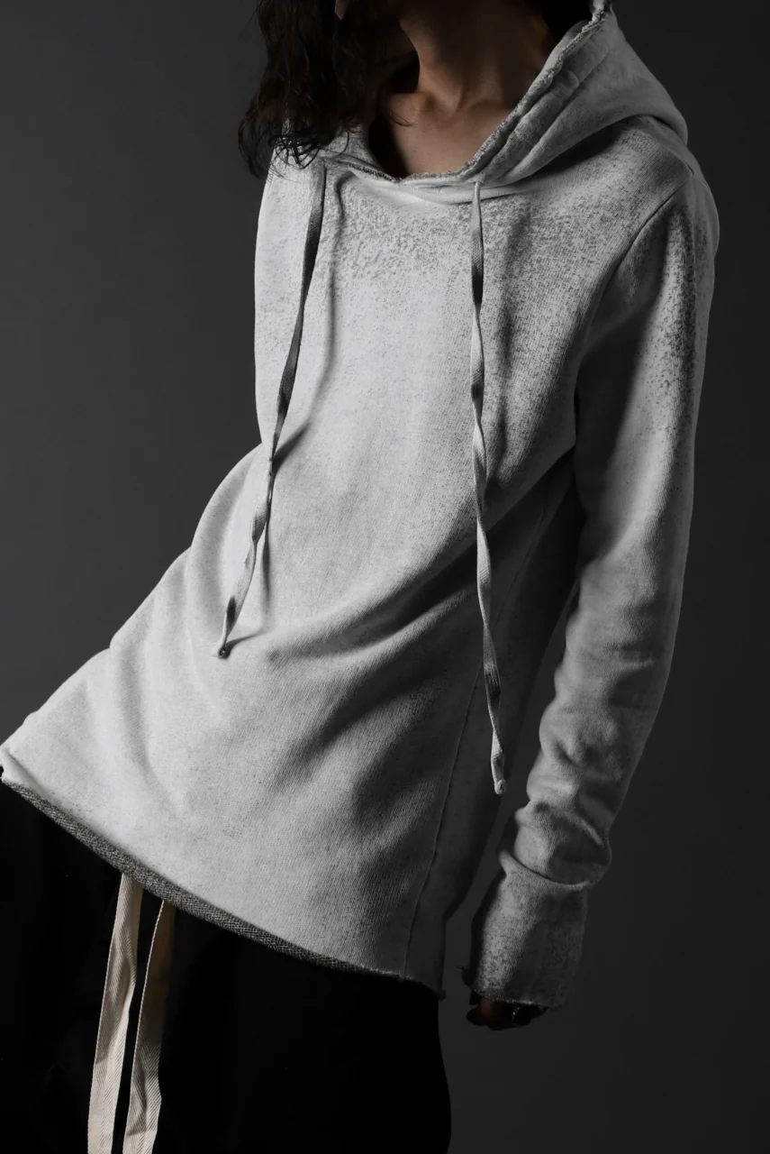 thomkrom PAINT DYED PULL OVER PARKA / OVER LOCKED (OFF WHITE) - Image 24
