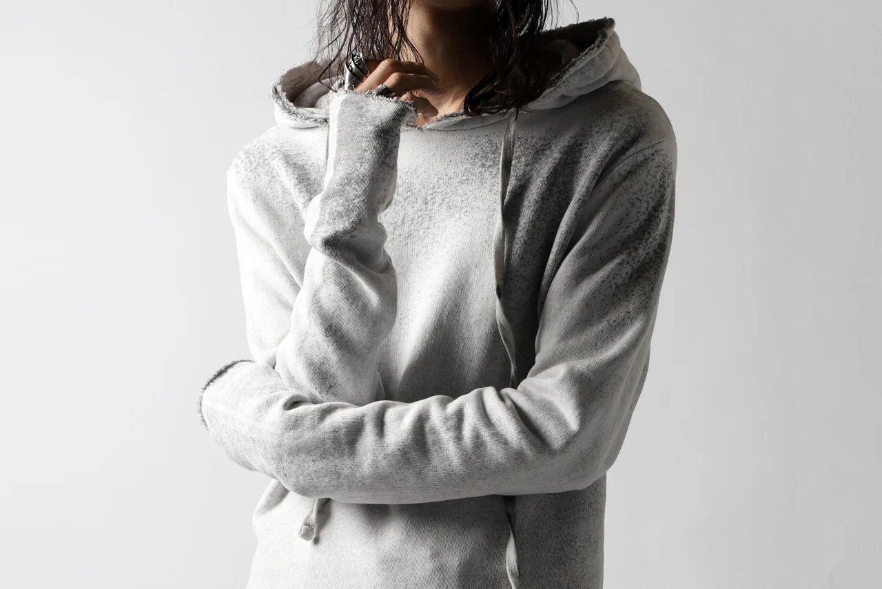 thomkrom PAINT DYED PULL OVER PARKA / OVER LOCKED (OFF WHITE) - Image 25
