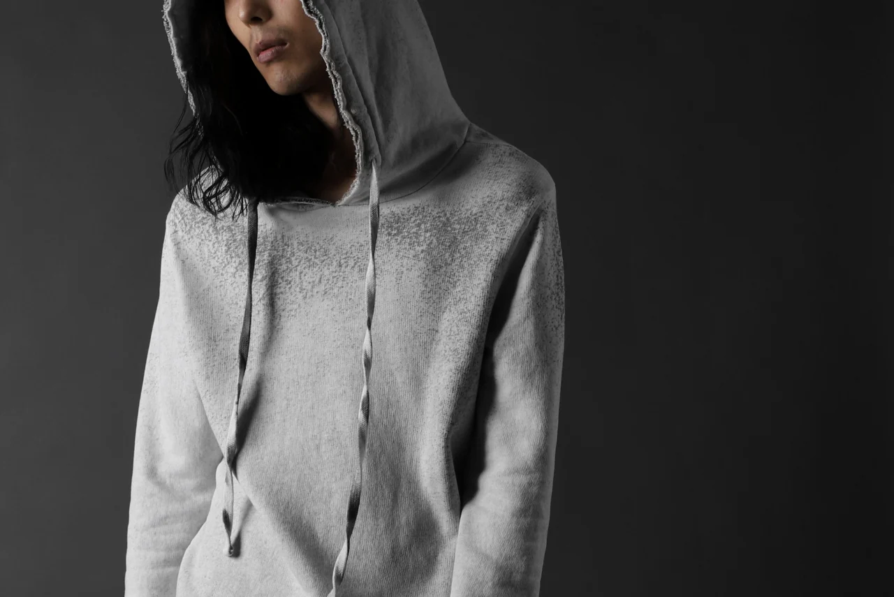 thomkrom PAINT DYED PULL OVER PARKA / OVER LOCKED (OFF WHITE) - Image 29