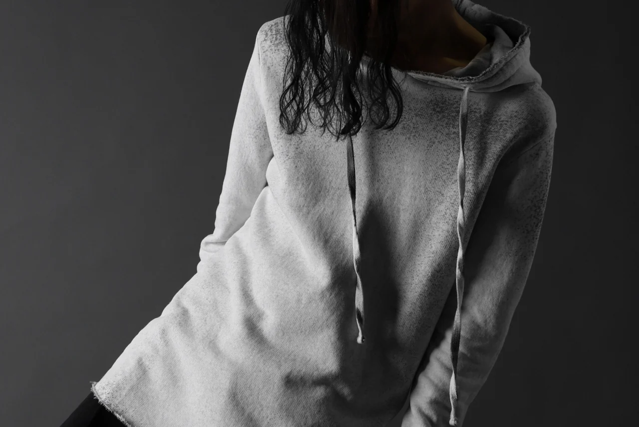 thomkrom PAINT DYED PULL OVER PARKA / OVER LOCKED (OFF WHITE) - Image 30
