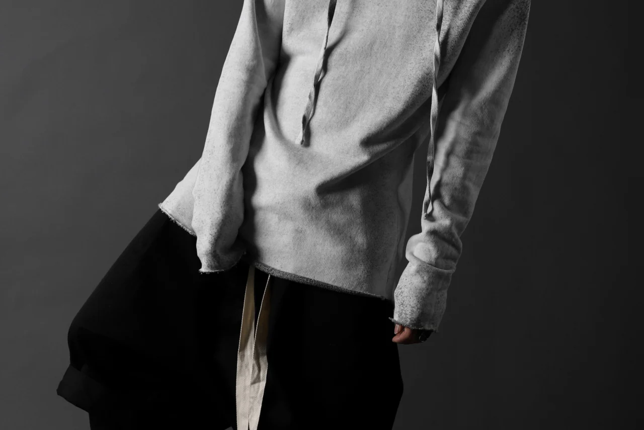 thomkrom PAINT DYED PULL OVER PARKA / OVER LOCKED (OFF WHITE) - Image 31