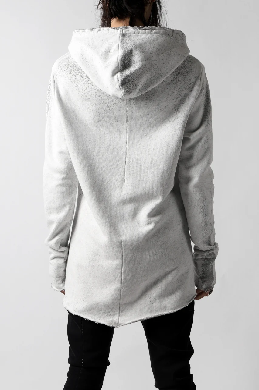 thomkrom PAINT DYED PULL OVER PARKA / OVER LOCKED (OFF WHITE) - Image 5