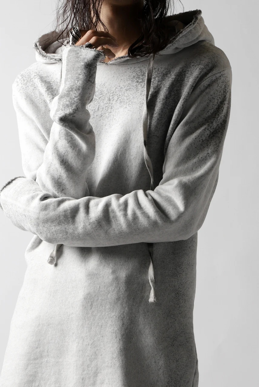 thomkrom PAINT DYED PULL OVER PARKA / OVER LOCKED (OFF WHITE) - Image 8