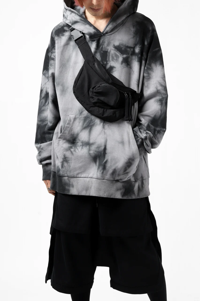 thomkrom RADICAL ZIP BAG / WOVEN ELASTIC (BLACK) - Image 2
