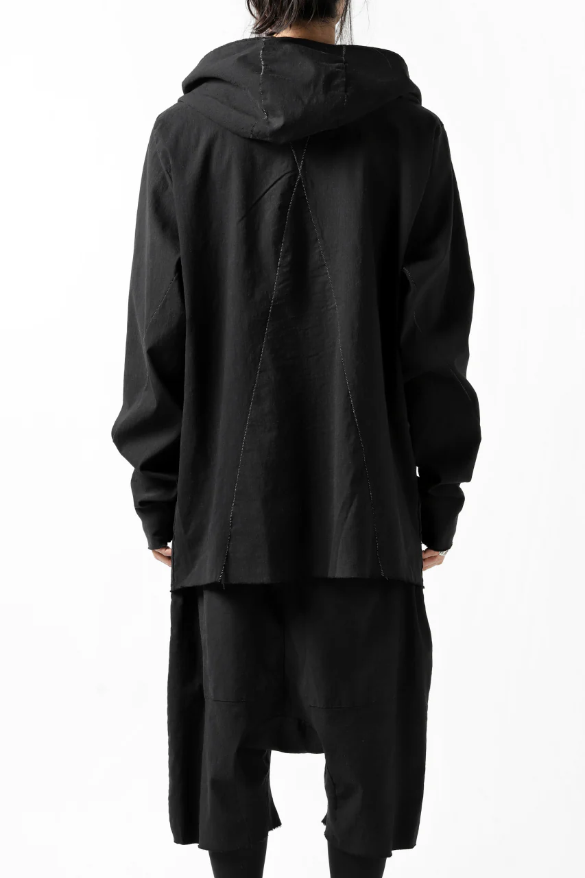 thomkrom RADICAL ZIP-POC HOODED JACKET (BLACK) - Image 13