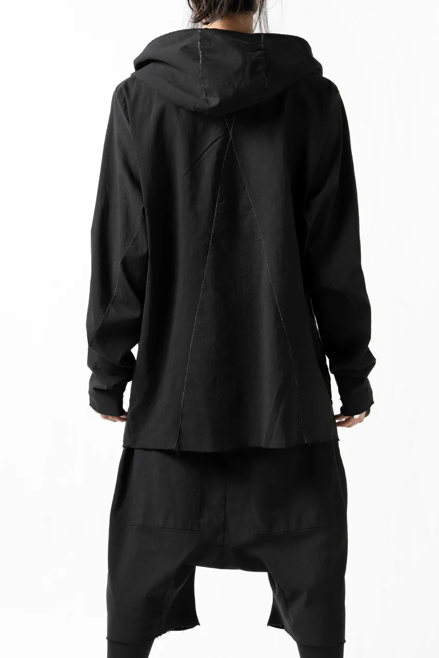 thomkrom RADICAL ZIP-POC HOODED JACKET (BLACK) - Image 14