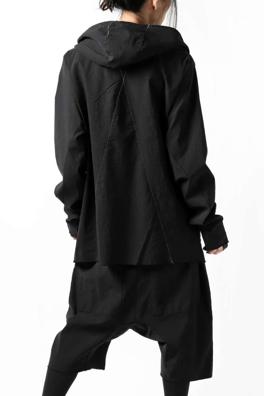 thomkrom RADICAL ZIP-POC HOODED JACKET (BLACK) - Image 16