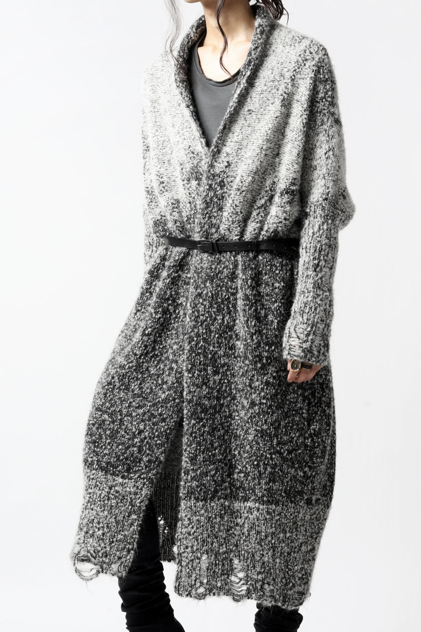 thomkrom RELAX LONG KNIT CARDIGAN/ ALPACA (MELANGE) - Image 10
