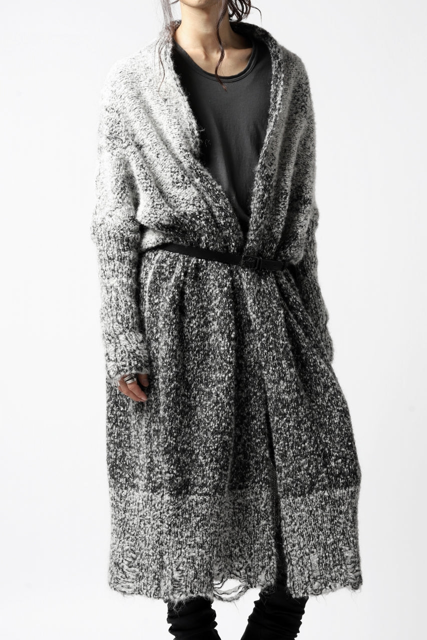 thomkrom RELAX LONG KNIT CARDIGAN/ ALPACA (MELANGE) - Image 11