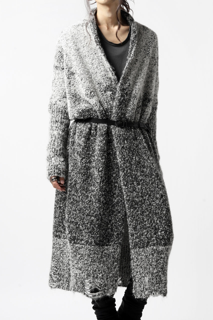 thomkrom RELAX LONG KNIT CARDIGAN/ ALPACA (MELANGE) - Image 12