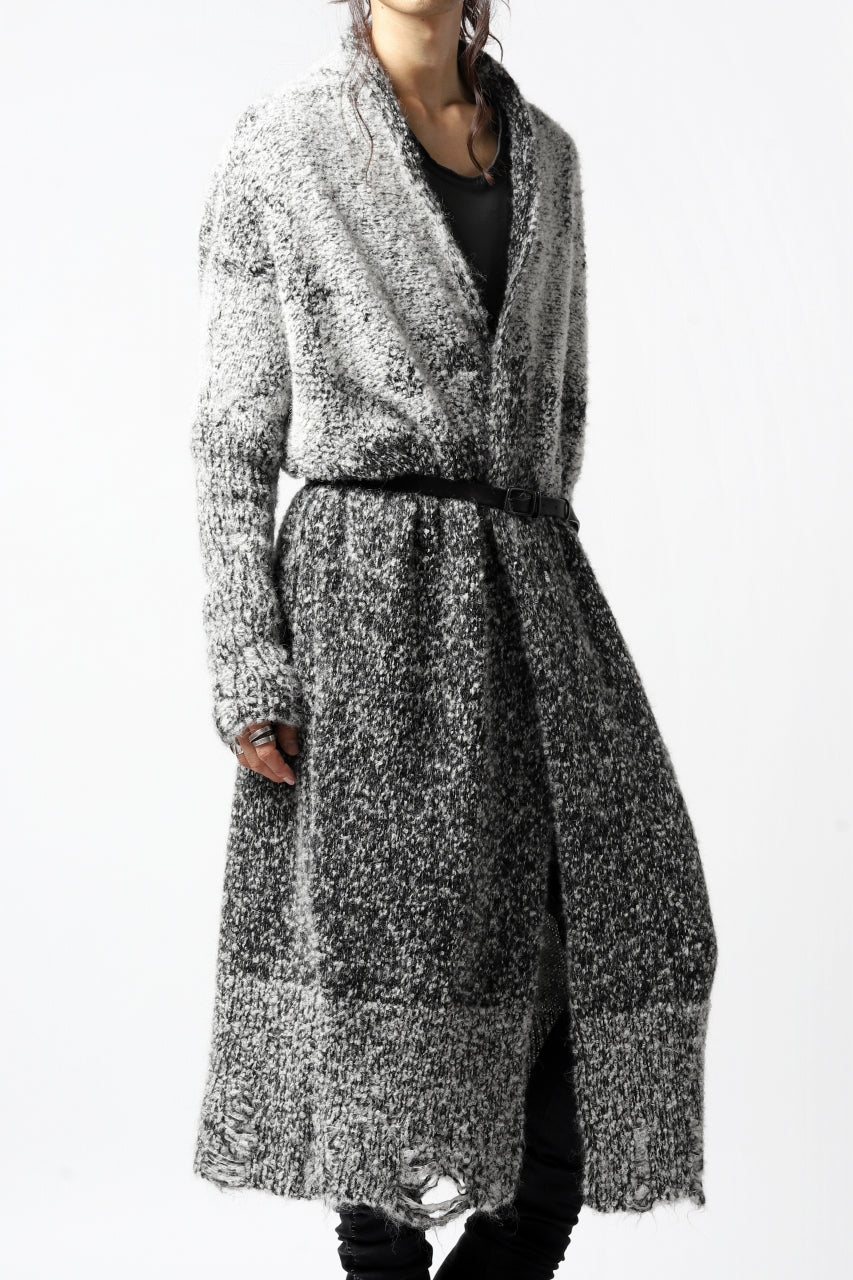 thomkrom RELAX LONG KNIT CARDIGAN/ ALPACA (MELANGE) - Image 13