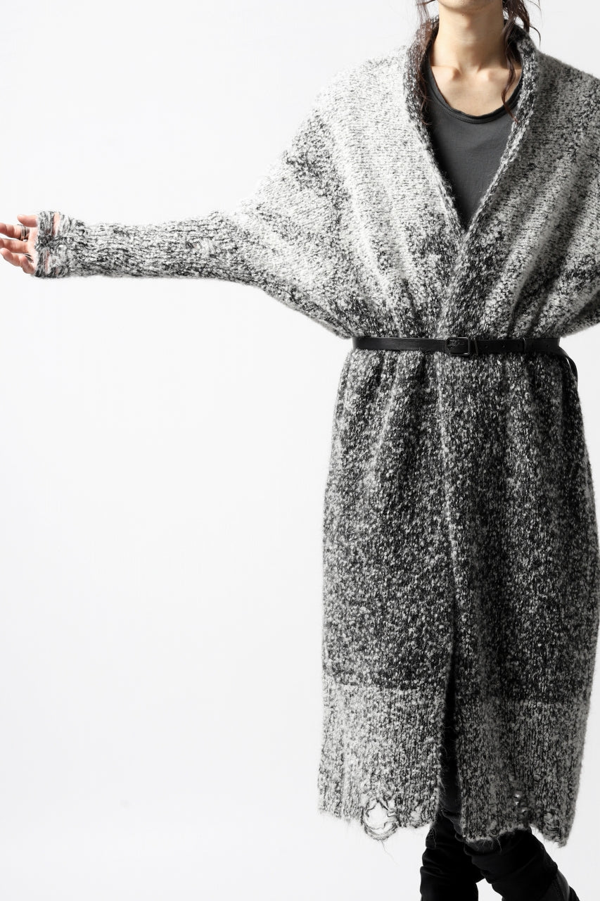 thomkrom RELAX LONG KNIT CARDIGAN/ ALPACA (MELANGE) - Image 15