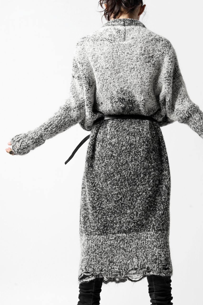 thomkrom RELAX LONG KNIT CARDIGAN/ ALPACA (MELANGE) - Image 18
