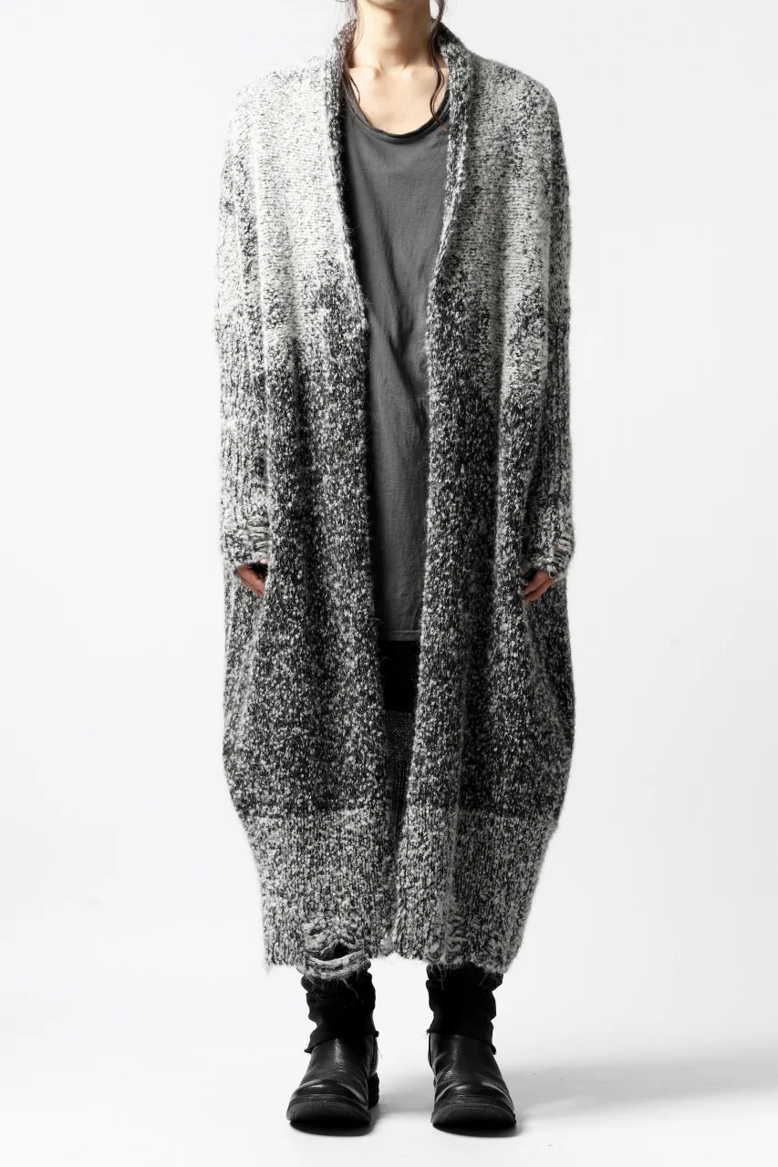 thomkrom RELAX LONG KNIT CARDIGAN/ ALPACA (MELANGE) - Image 19