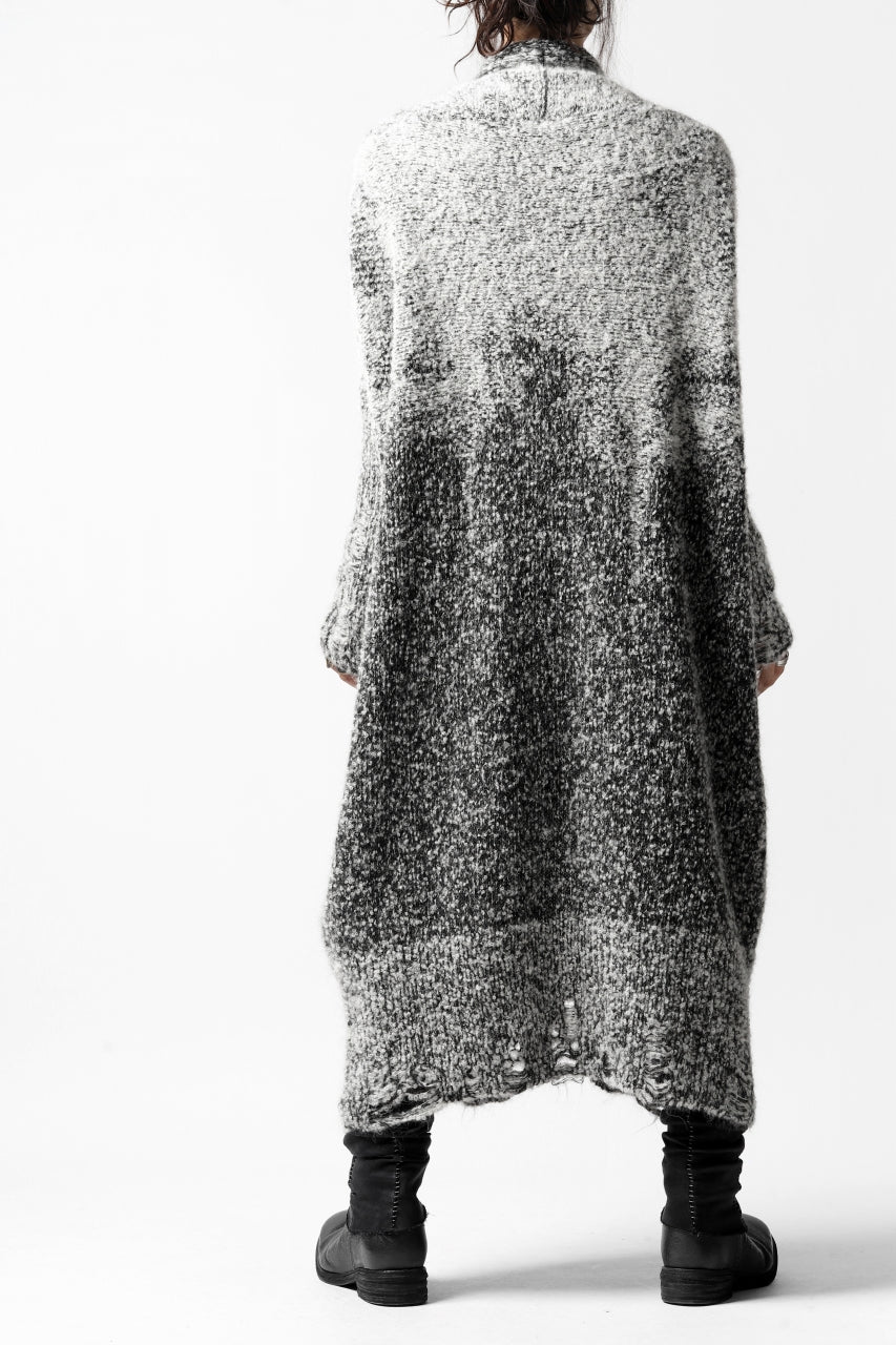 thomkrom RELAX LONG KNIT CARDIGAN/ ALPACA (MELANGE) - Image 20