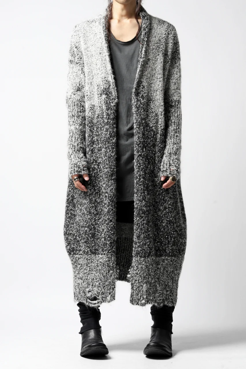 thomkrom RELAX LONG KNIT CARDIGAN/ ALPACA (MELANGE) - Image 21