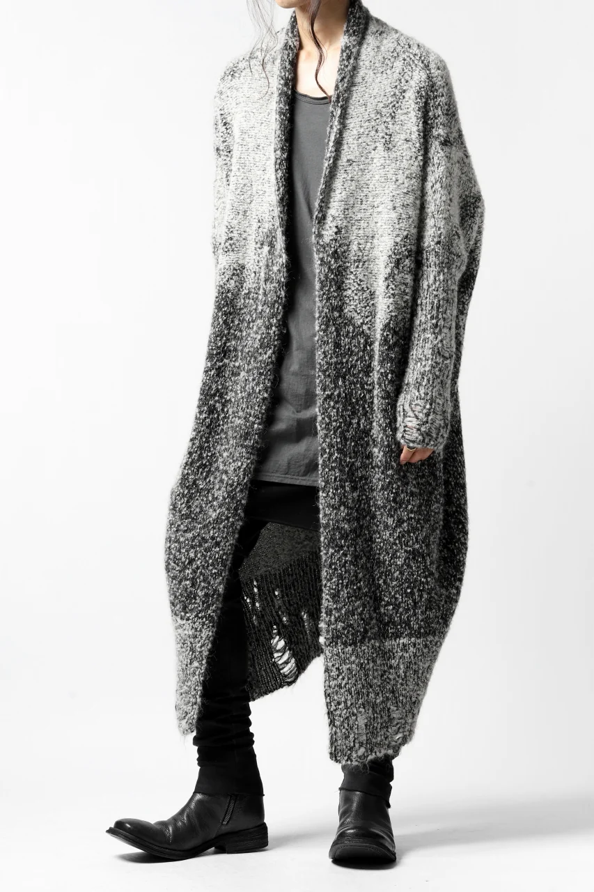 thomkrom RELAX LONG KNIT CARDIGAN/ ALPACA (MELANGE) - Image 22