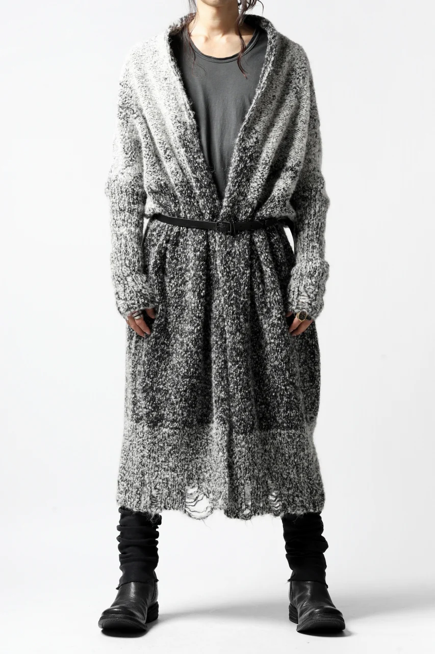 thomkrom RELAX LONG KNIT CARDIGAN/ ALPACA (MELANGE) - Image 28