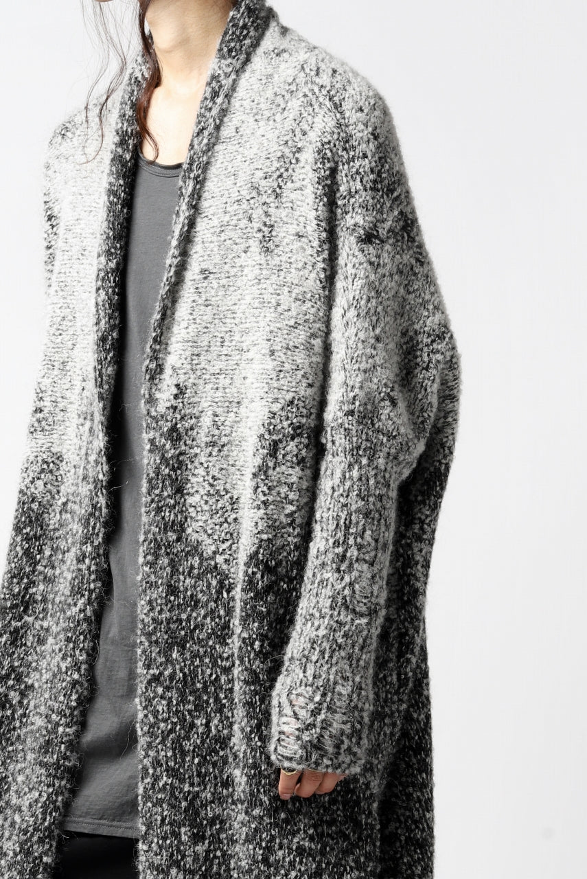thomkrom RELAX LONG KNIT CARDIGAN/ ALPACA (MELANGE) - Image 34