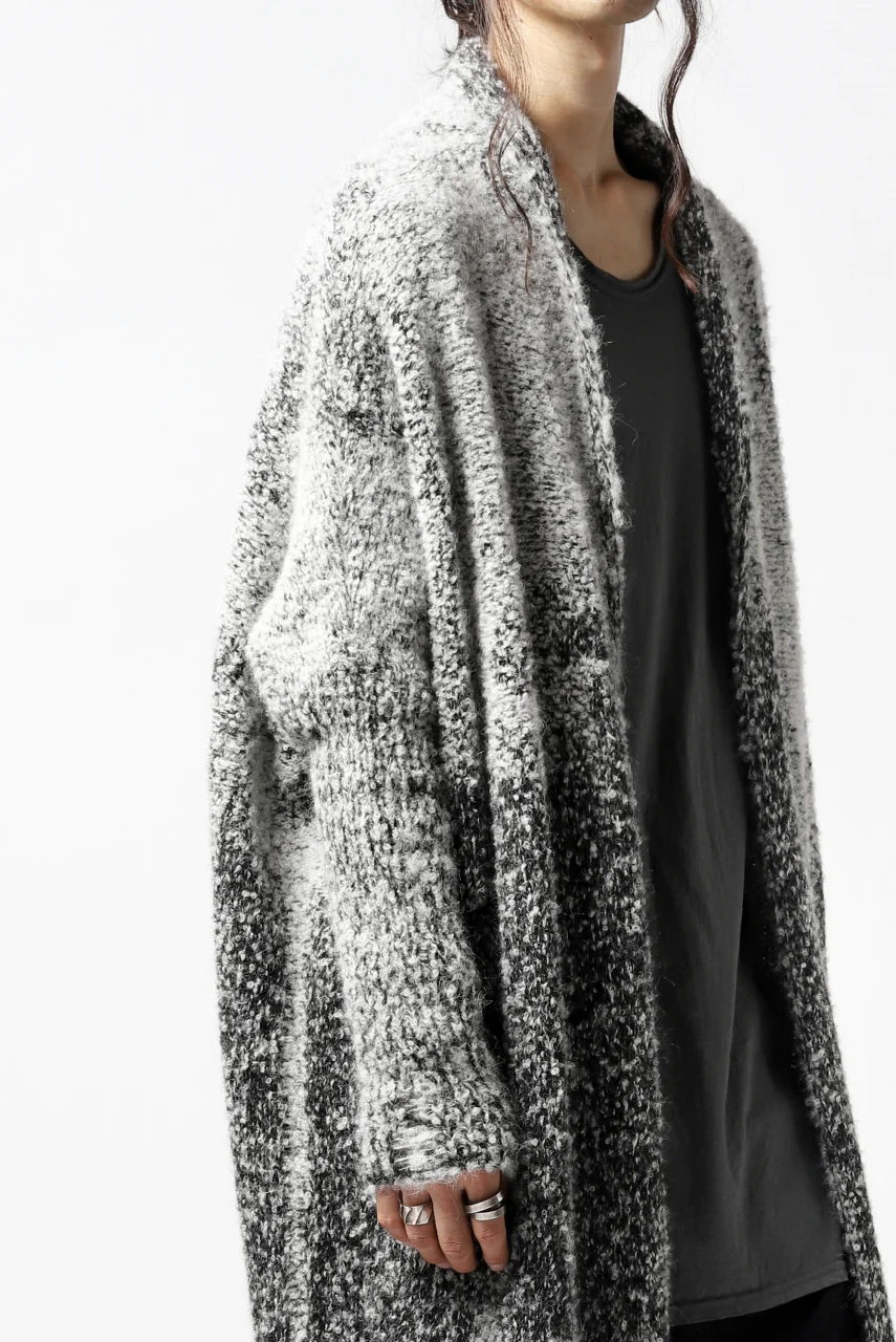 thomkrom RELAX LONG KNIT CARDIGAN/ ALPACA (MELANGE) - Image 35