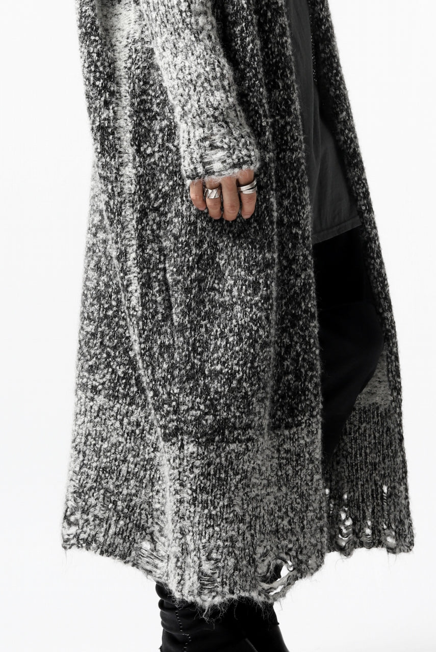 thomkrom RELAX LONG KNIT CARDIGAN/ ALPACA (MELANGE) - Image 36