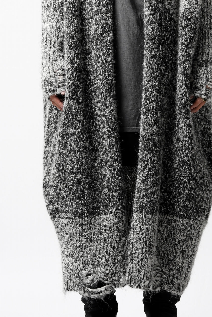 thomkrom RELAX LONG KNIT CARDIGAN/ ALPACA (MELANGE) - Image 37