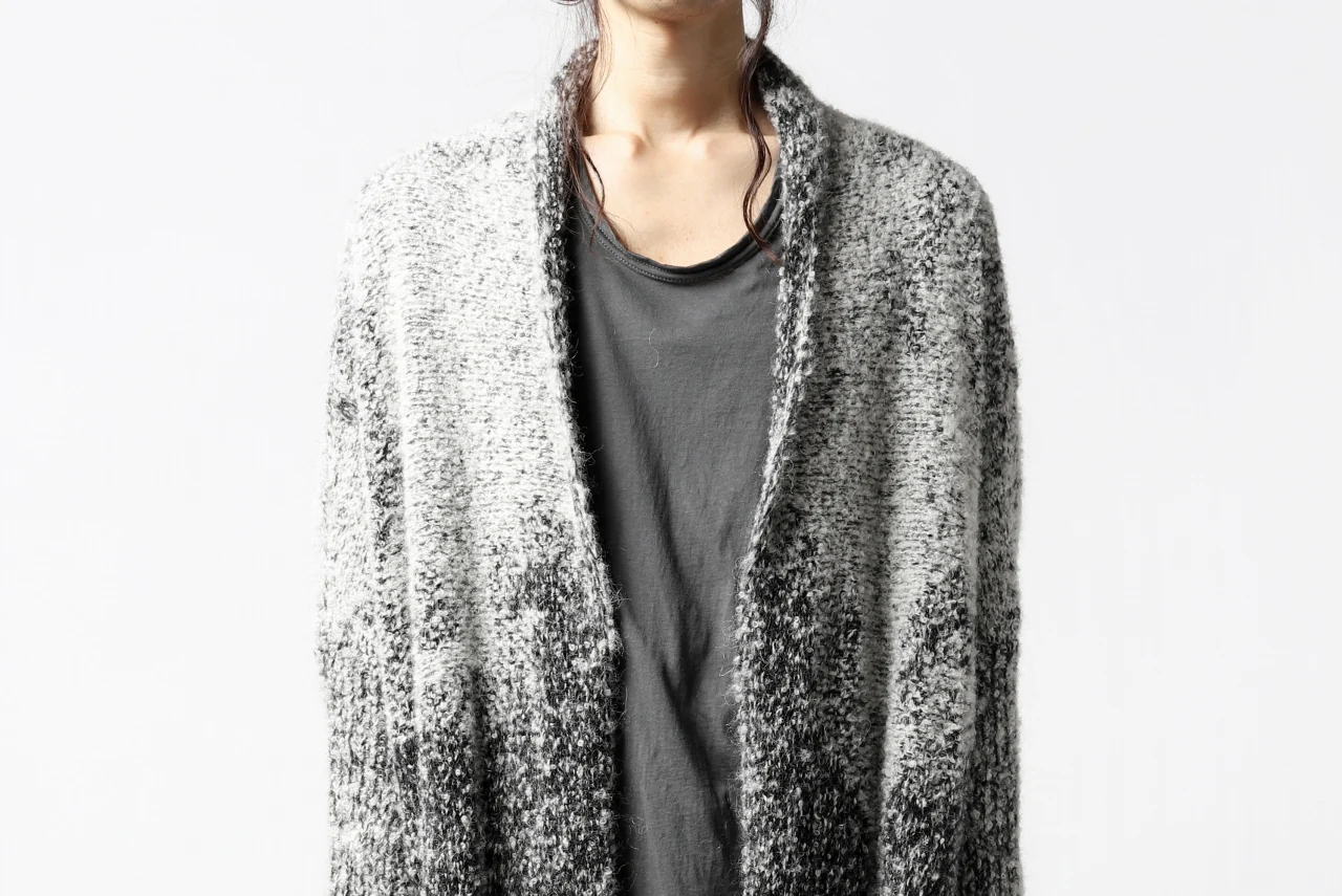 thomkrom RELAX LONG KNIT CARDIGAN/ ALPACA (MELANGE) - Image 42