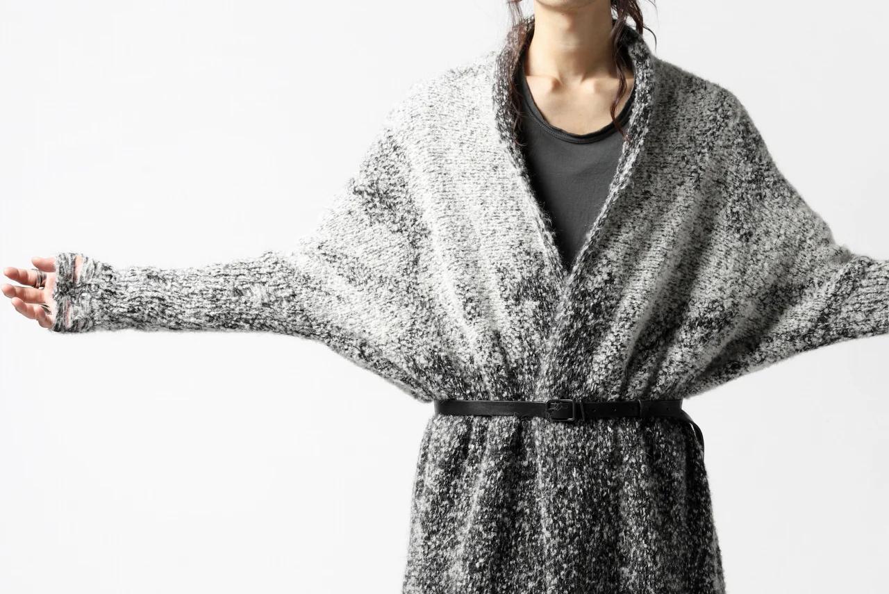 thomkrom RELAX LONG KNIT CARDIGAN/ ALPACA (MELANGE) - Image 44